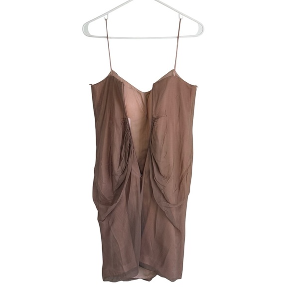 HOAGLUND 100% Silk Layered Jeweled Mini Dress Size 6 NWT - Picture 11 of 13